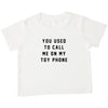 'You Used to Call Me' tee