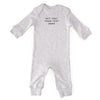 Custom Baby Long Sleeve Romper - 100% organic