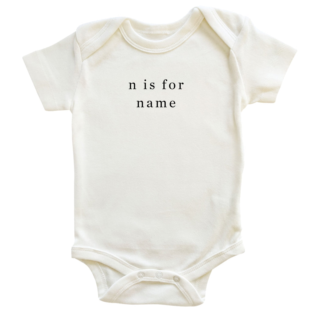 'N is for Name' Tee / Onesie