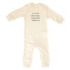 'N is for Name' Long Sleeve Romper - 100% organic